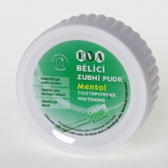 Bělící zubní pudr Mentol